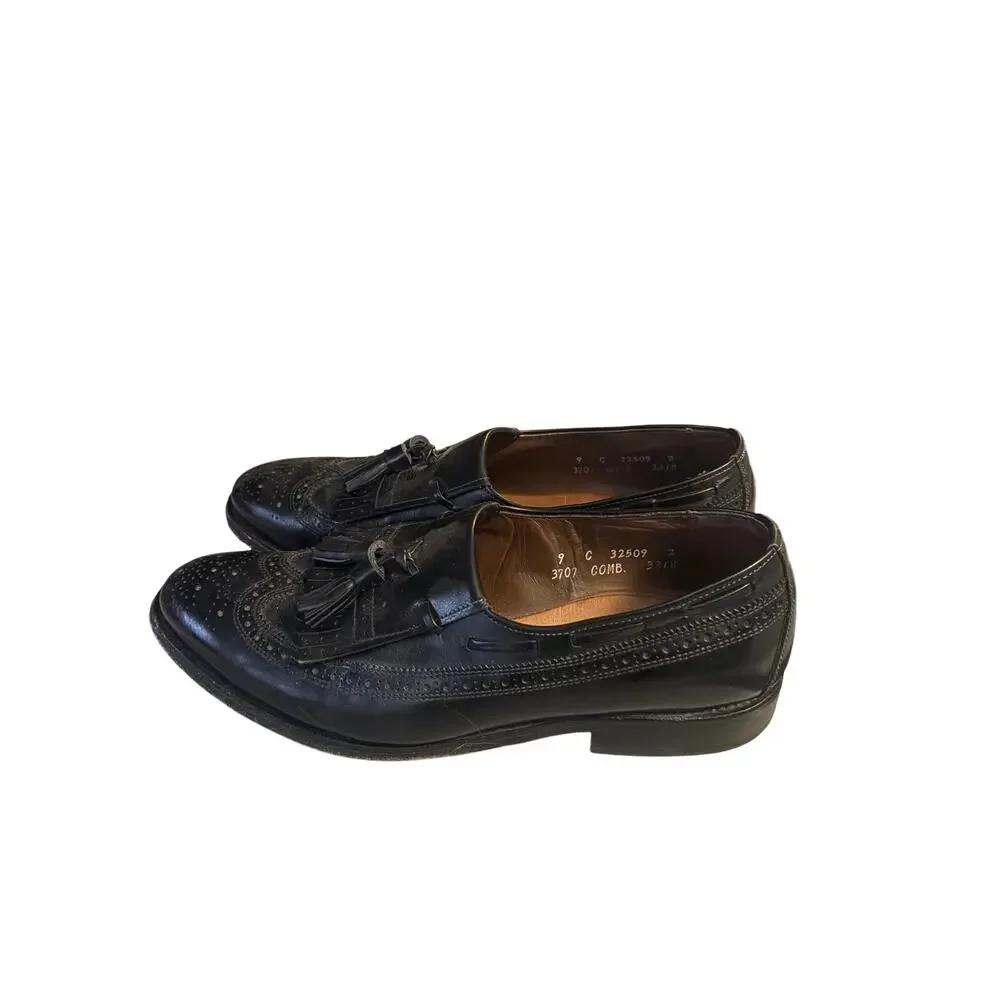 Allen Edmonds Arlington Made in USA Leather Loafers Mens Size 9 C Moc Toe